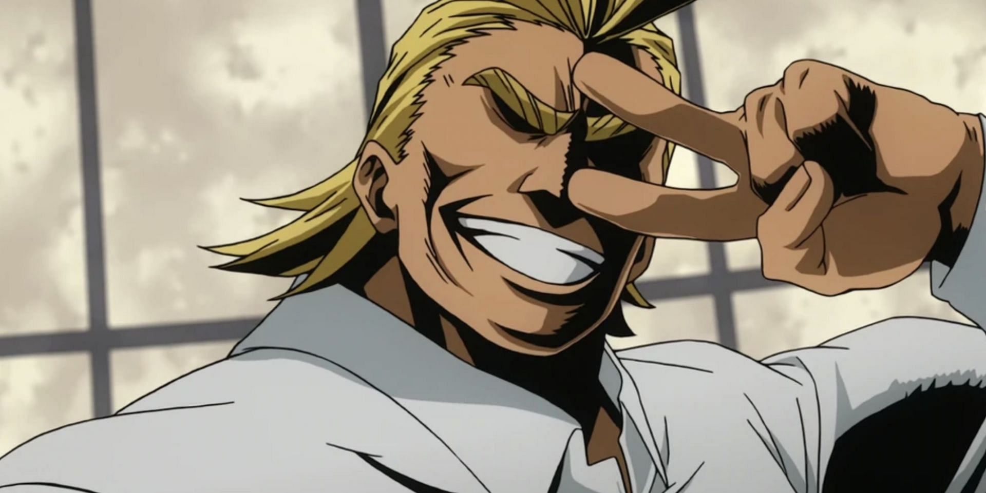 All Might as seen in anime (Image via Bones)