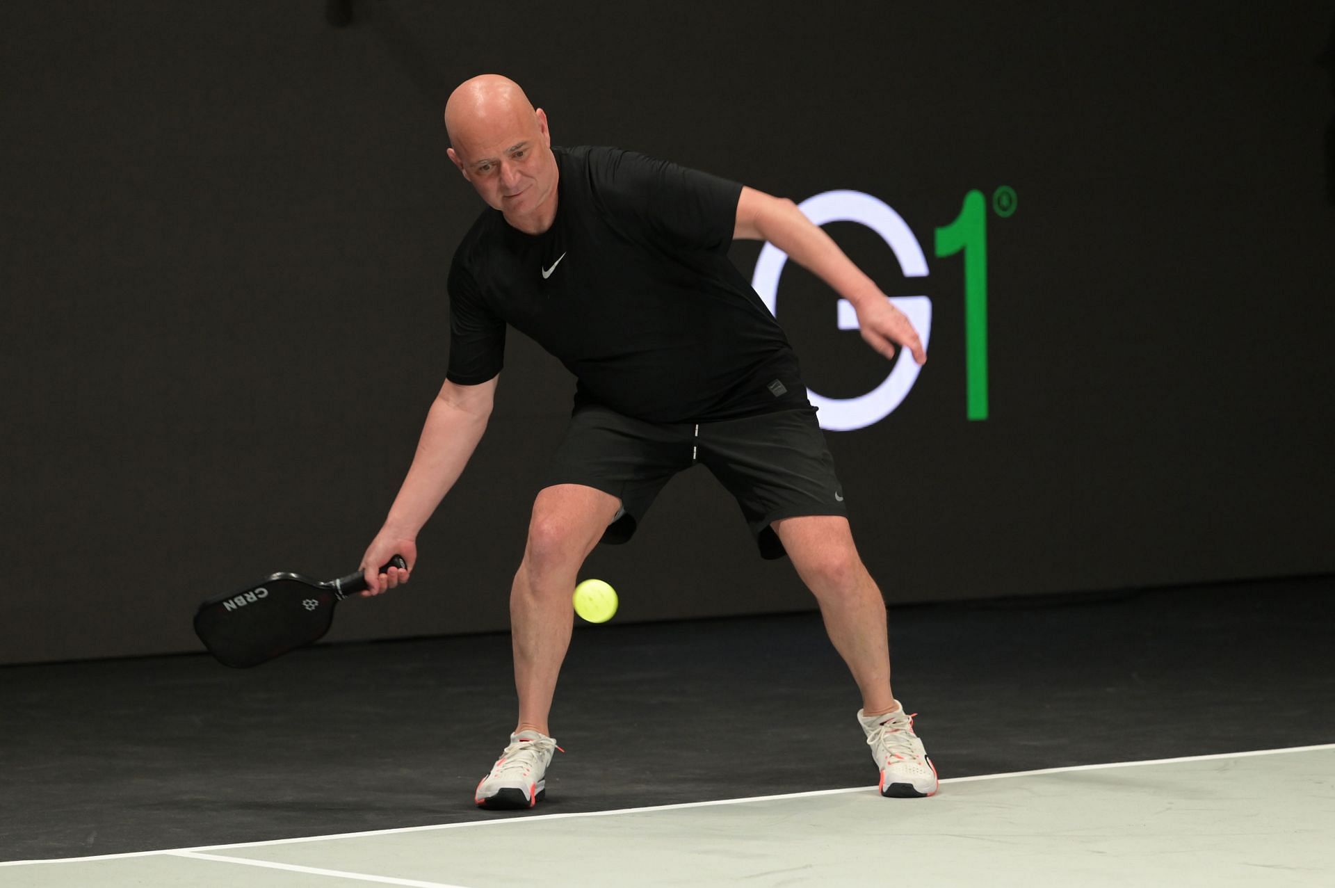 Andre Agassi at the Pickleball Slam (Image Source: Getty)