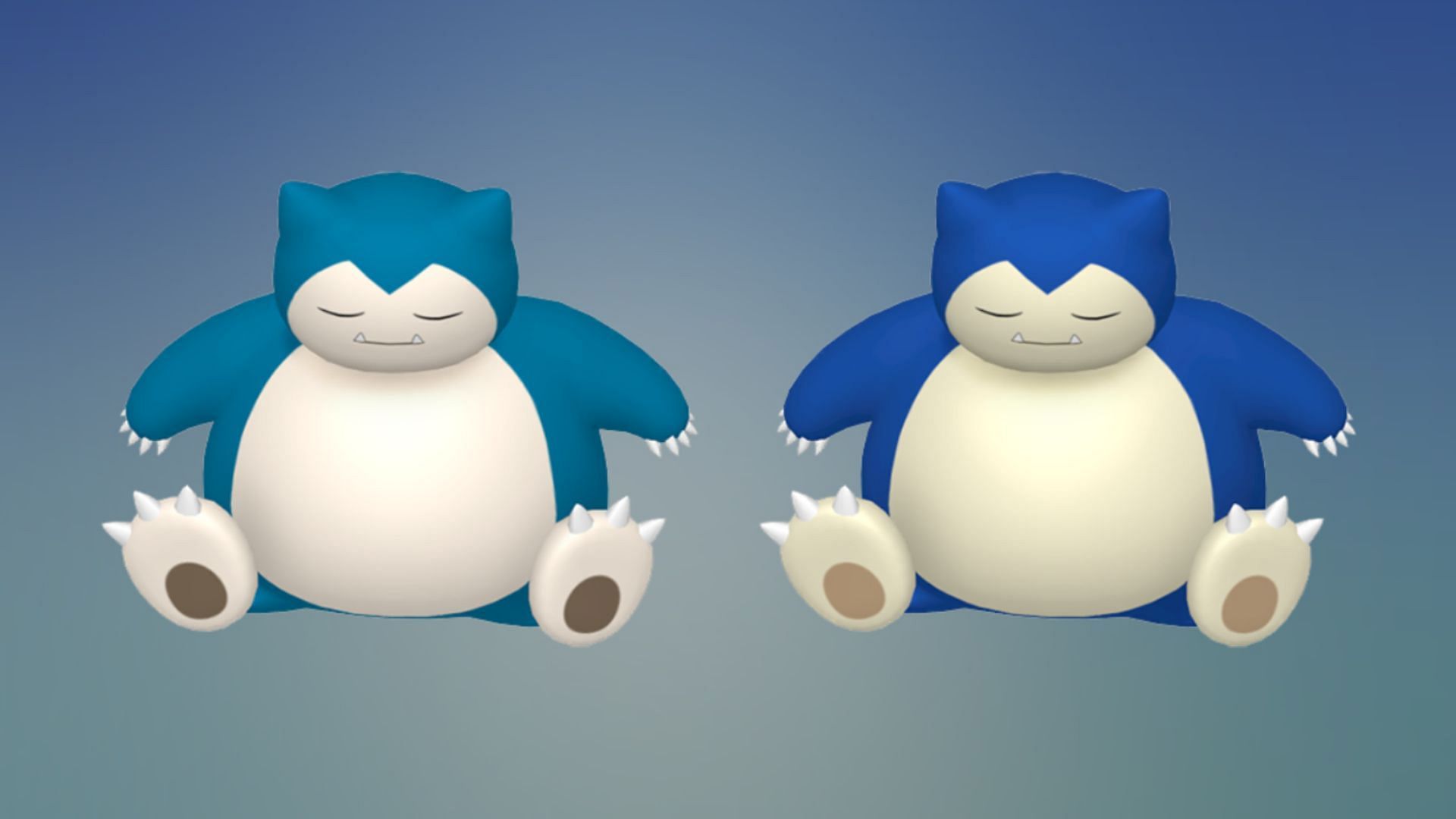 Regular and Shiny Snorlax (Image via TPC)