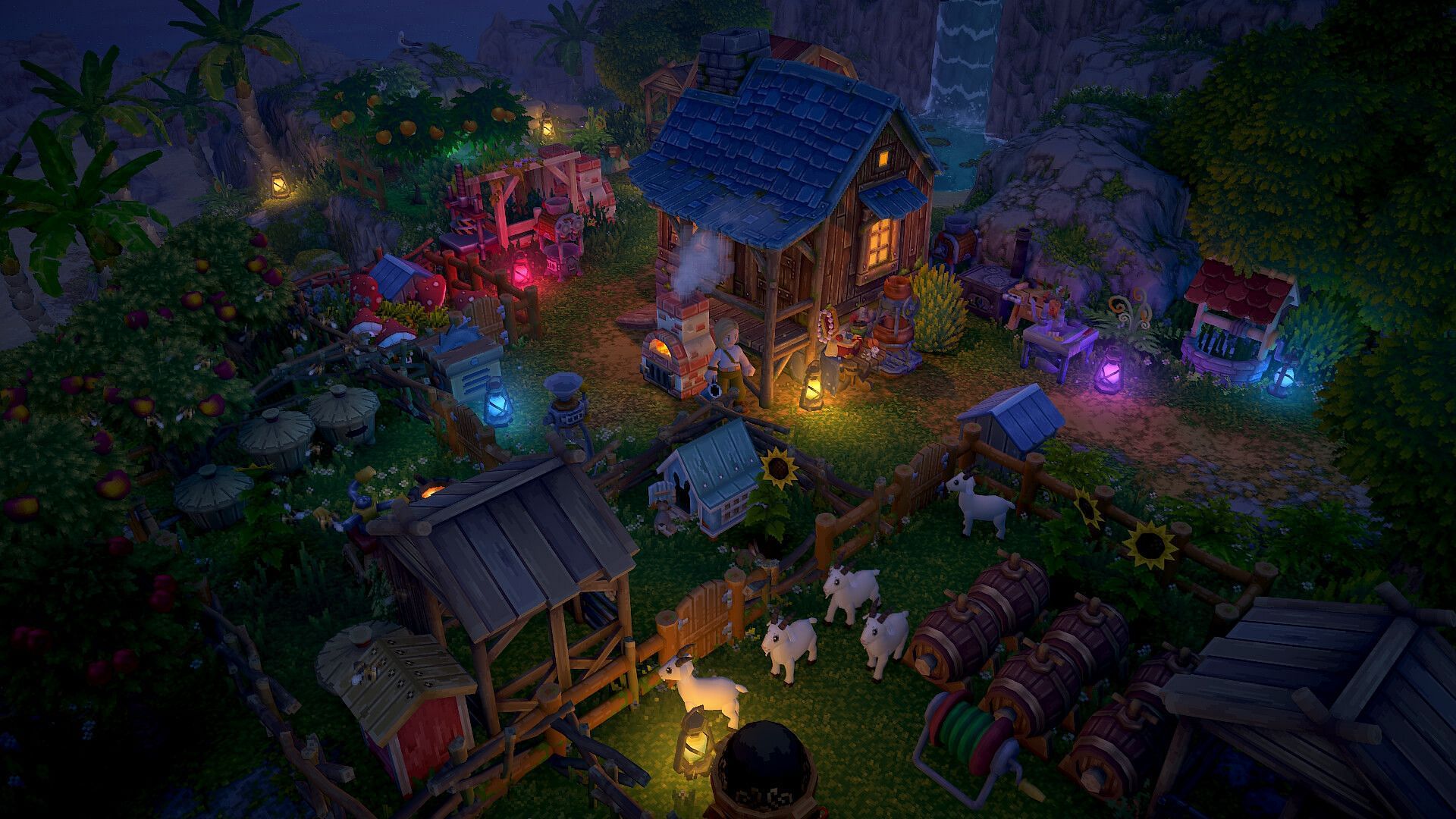 Use the animals smartly and automate your farm to make farming a breeze (Image via Feel Free Games)