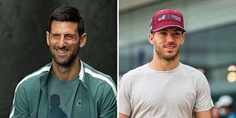 Novak Djokovic meets with F1 superstar Pierre Gasly, has unexpected childhood memory brought back after surprise reunion