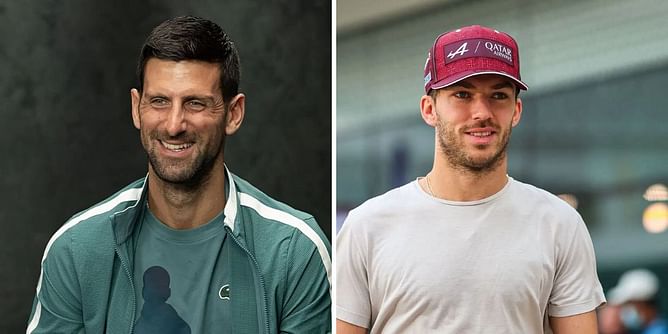 Novak Djokovic meets with F1 superstar Pierre Gasly, has unexpected childhood memory brought back after surprise reunion