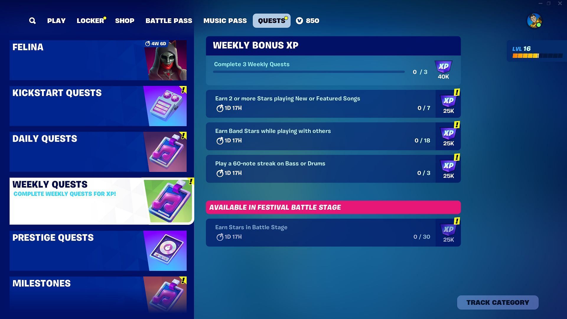 Bonus XP will help you level up fast in Fortnite Chapter 2 Remix (Image via Epic Games)