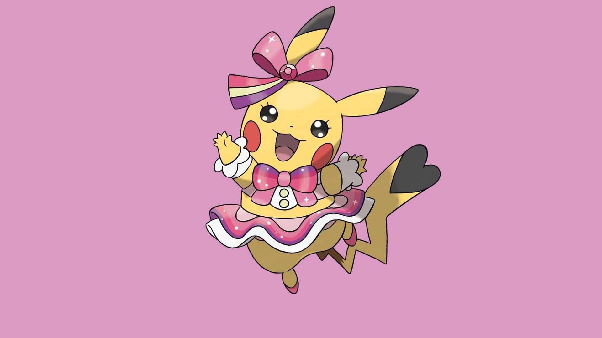 Our beautiful Pop Star costumed Pikachu (Image via The Pokemon Company)