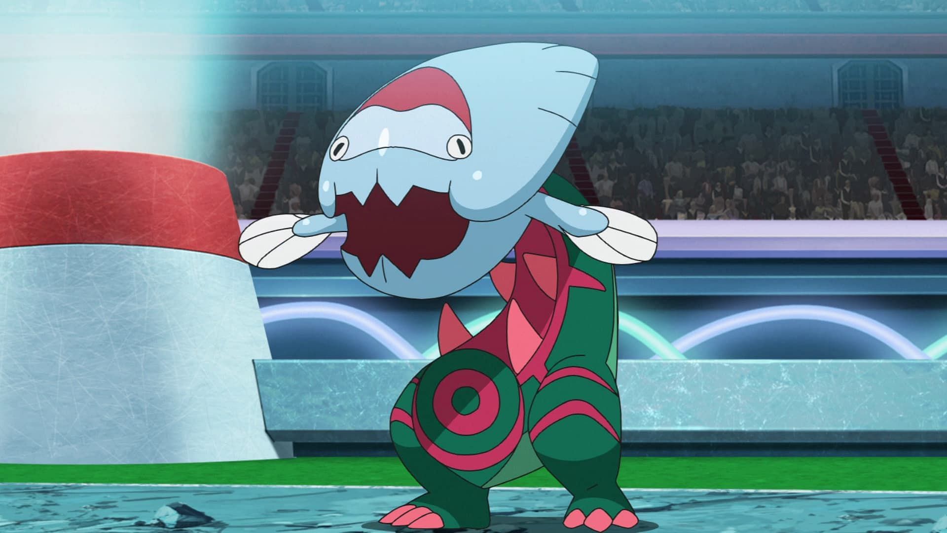 Dracovish as seen in the anime (Image via The Pokemon Company)