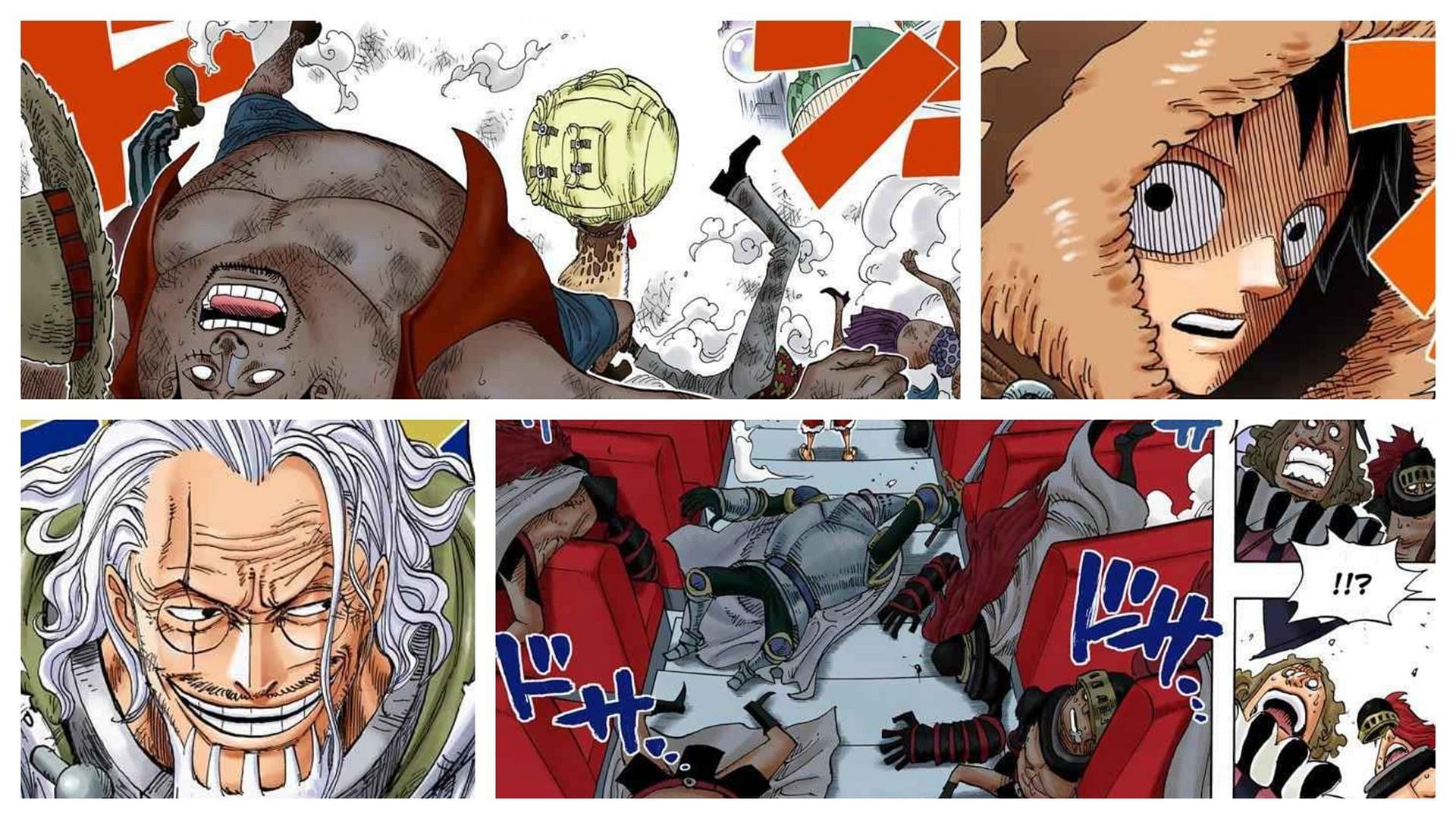 One Piece honors Luffy and Rayleigh with mirroring scenes (Image via Shueisha)