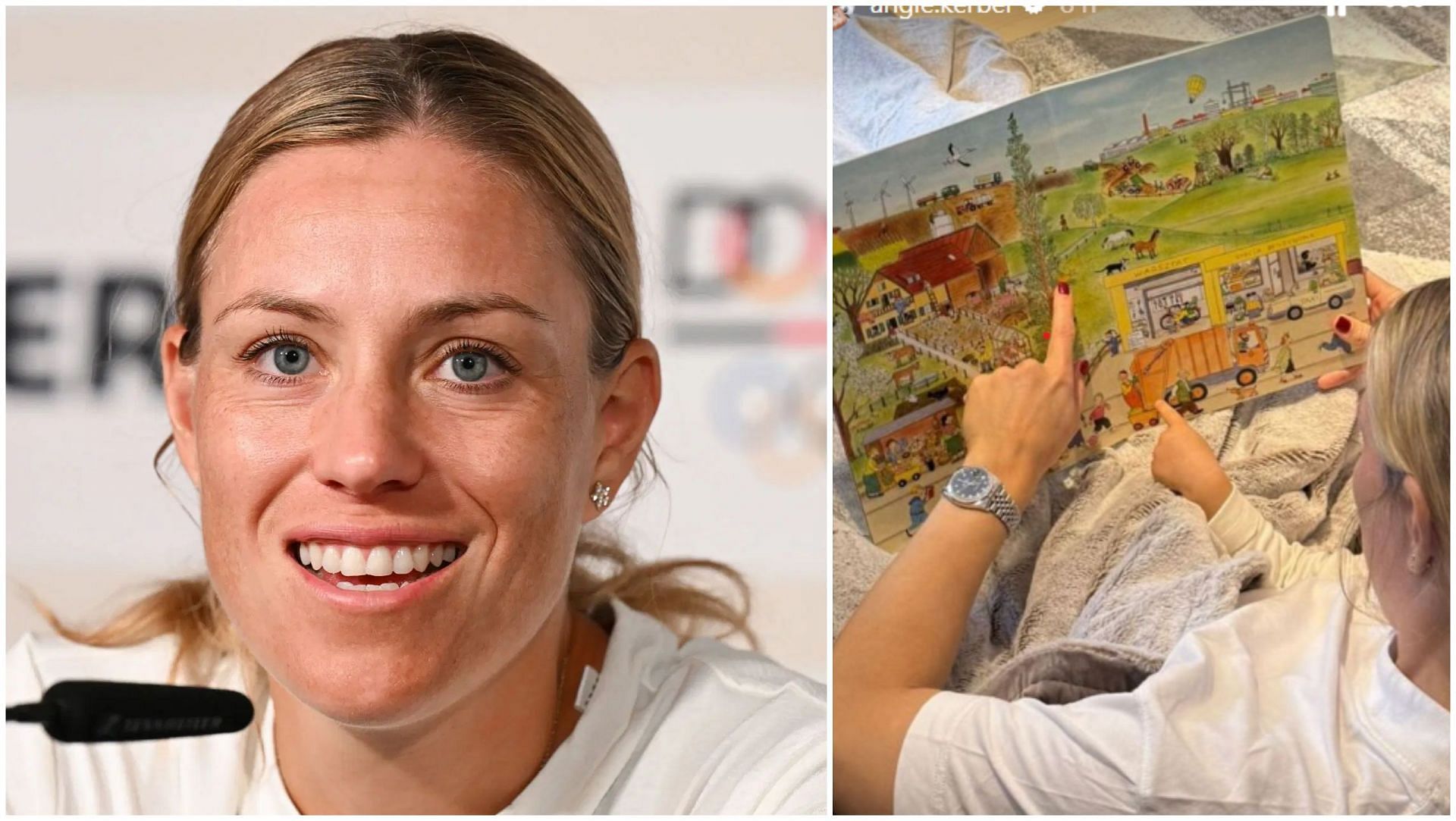 PICTURE: Angelique Kerber & daughter Liana snuggle together for ...