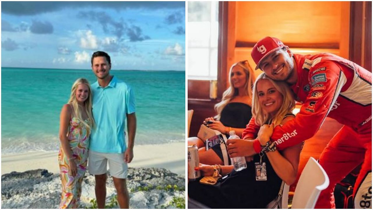 Todd Gilliland and wife Marissa attempt the couples flip challenge. Images via Marissa