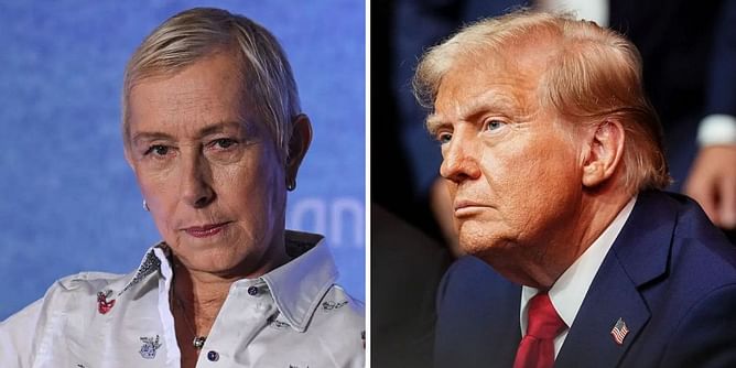 Martina Navratilova angrily calls President Donald Trump an 'embarrassment to the whole world' after controversial Thanksgiving message