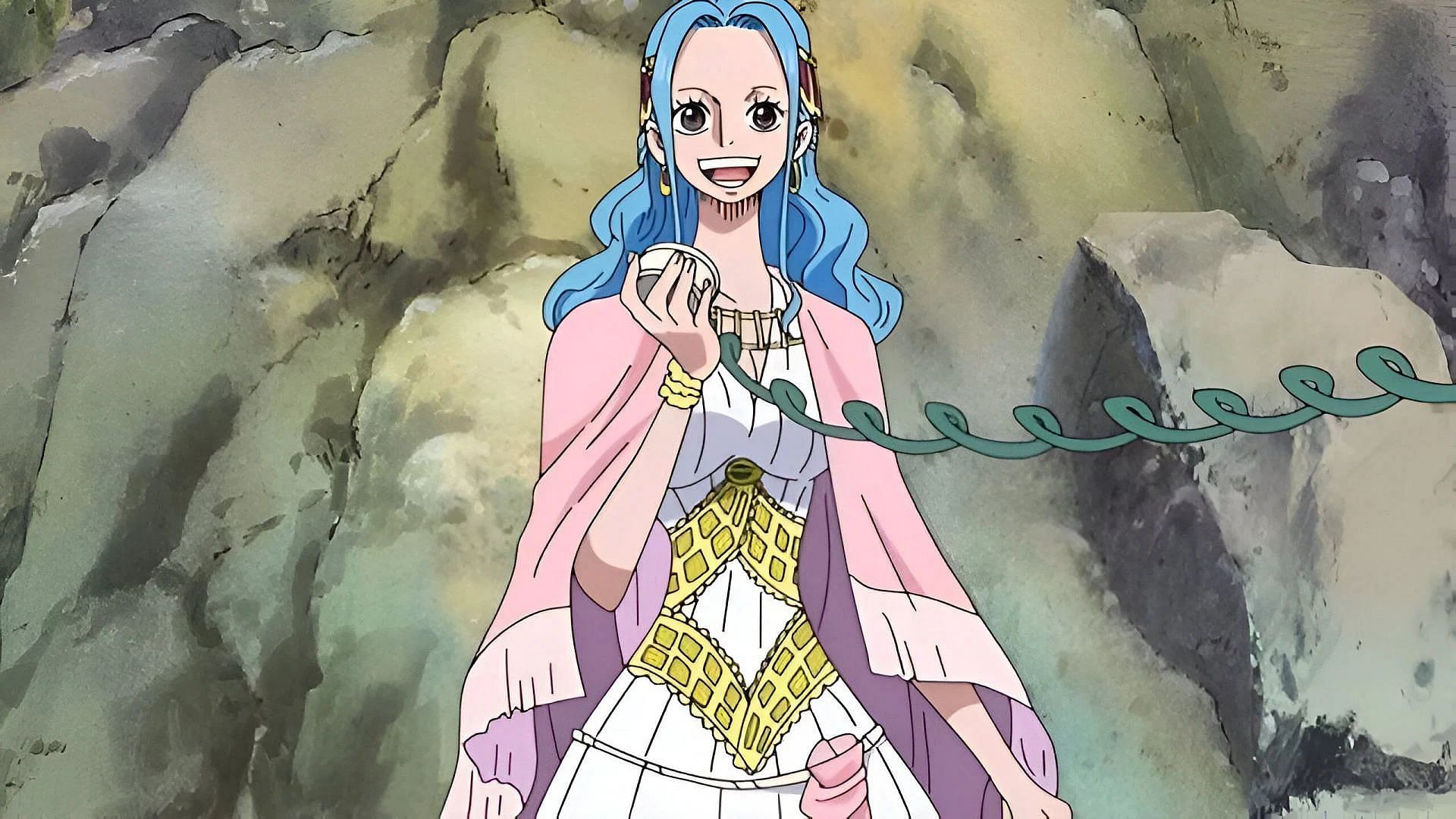 Nefertari D. Vivi as shown in the anime (Image via Toei Animation)