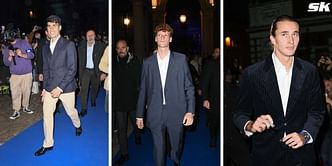 "Bad color choices" - Viral fashion writer gives verdict on 'plain' ATP Finals photoshoot outfits ft. Carlos Alcaraz, Jannik Sinner, Alexander Zverev