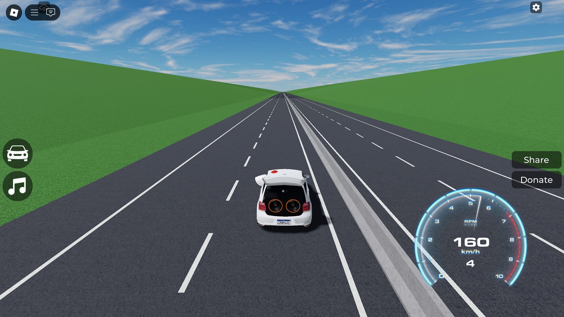 Carros Rebaixados BR gameplay (Image via Roblox)