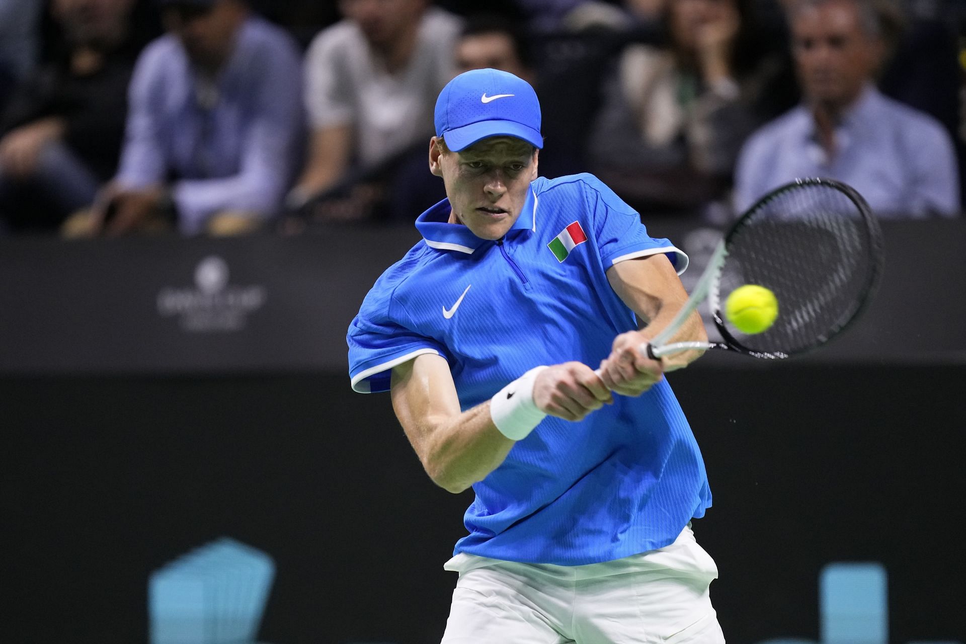 Jannik Sinner at Davis Cup Final 2024 SF [Source: Getty]