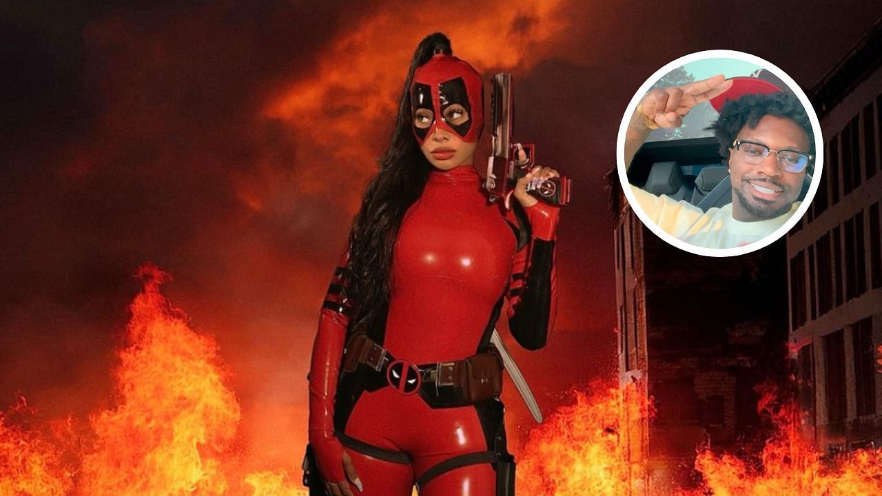 Funny Marco continues to woo Carmelo Anthony&rsquo;s ex La La Anthony by commenting on her Deadpool Halloween outfit (Image Sources: La La Anthony