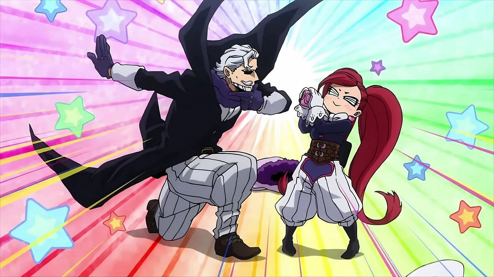 Gentle Criminal and La Brava as seen in the anime (Image via Bones).