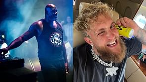 Jake Paul sends two-word shoutout to Shaquille O'Neal as he parties with DJ Diesel in style after $40m bout