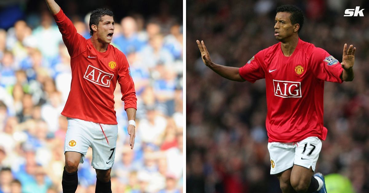 Cristiano Ronaldo and Nani played together at Manchester United 