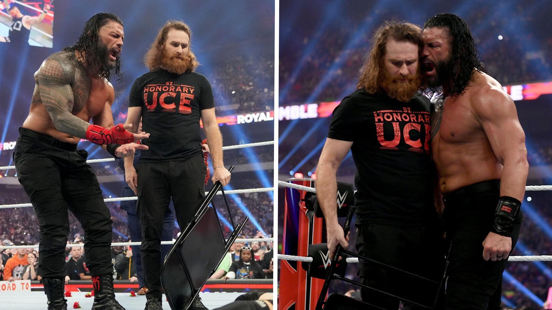 Roman Reigns and Sami Zayn were part of The Bloodline in 2022 [Image Credits: WWE.com]