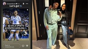 Russell Westbrook's wife Nina Westbrook's drops 2-word reaction after UCLA snaps South Carolina's 43-game win streak