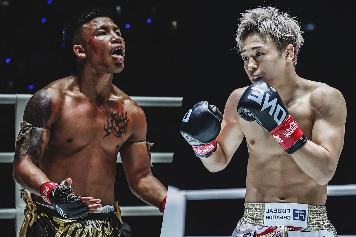 Rodtang Jitmuangnon (left) and Takeru Segawa (right) | Image credit: ONE Championship