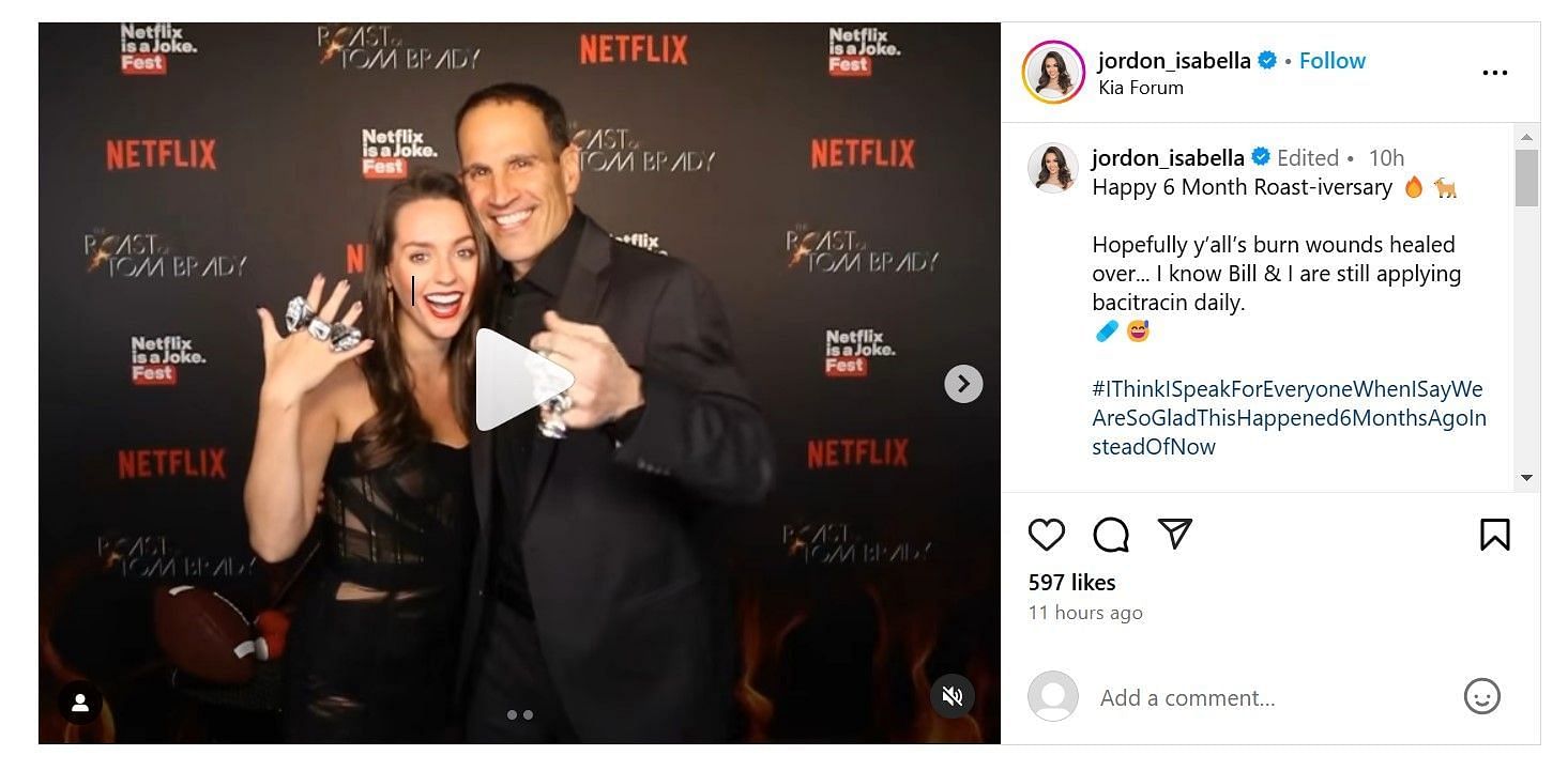 Jordon Hudson IG post