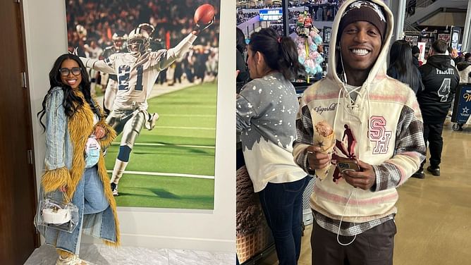 IN PICS: Coach Prime's daughter Deiondra Sanders shares snippets from Cowboys-themed Thanksgiving with fiancee Jacquees