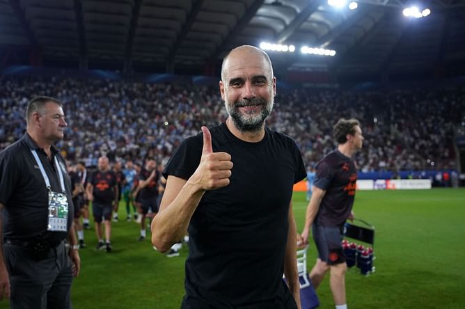 "Maybe it's time for a career switch", "Better than Shakira" - Fans react as video of Pep Guardiola singing at Barcelona event emerges