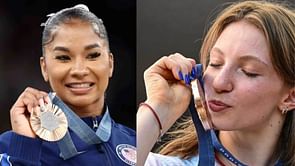 "We have not had any conversations" - Jordan Chiles weighs in on her relationship with Ana Barbosu amid bronze medal controversy