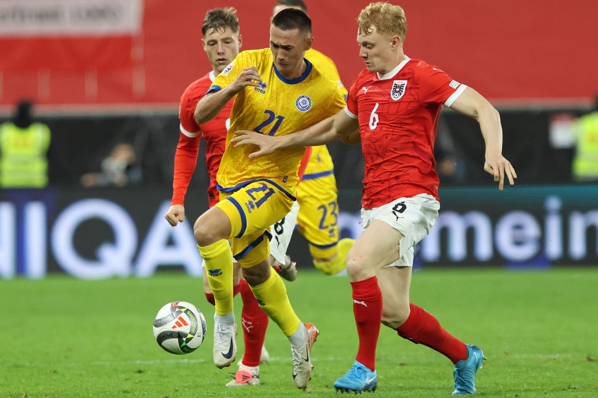Austria v Kazakhstan - UEFA Nations League 2024/25 League B Group B3 - Source: Getty
