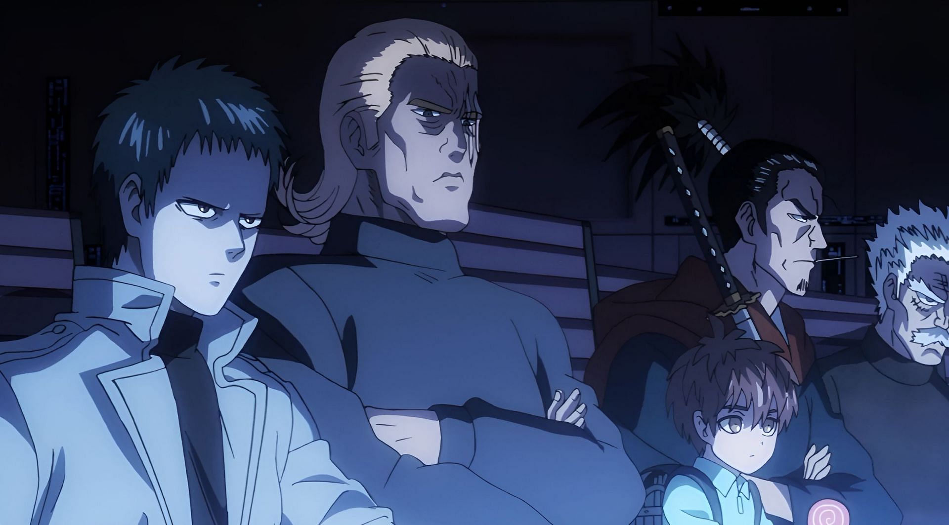 Zombieman attending the Hero Association meeting in the anime series (Image via Madhouse)