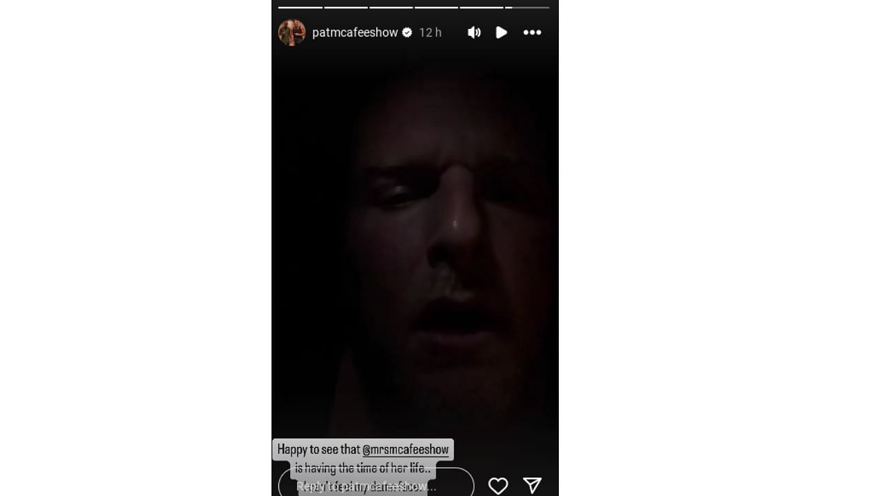 McAfee's video update on IG about his visit to the dentist. (Source: Pat McAfee Show)