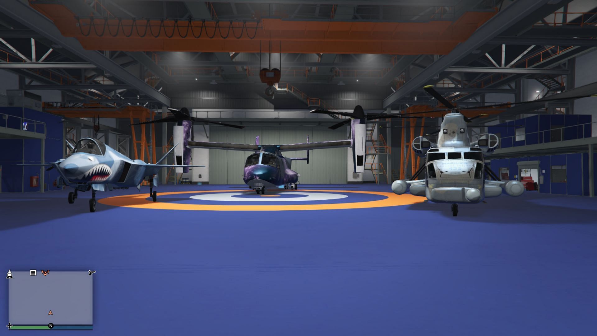 A screenshot of various planes for GTA Online aircraft guide readers (Image via Rockstar Games)