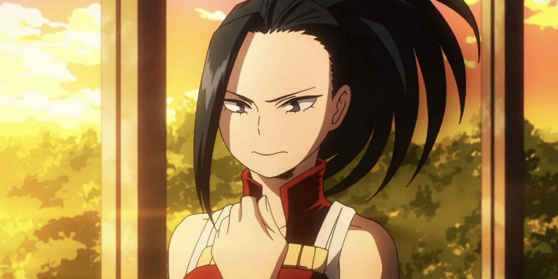 Momo Yaoyorozu as seen in anime (Image via Studio Bones)