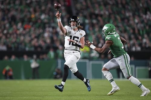 Trevor Lawrence during Jacksonville Jaguars v Philadelphia Eagles - Source: Getty