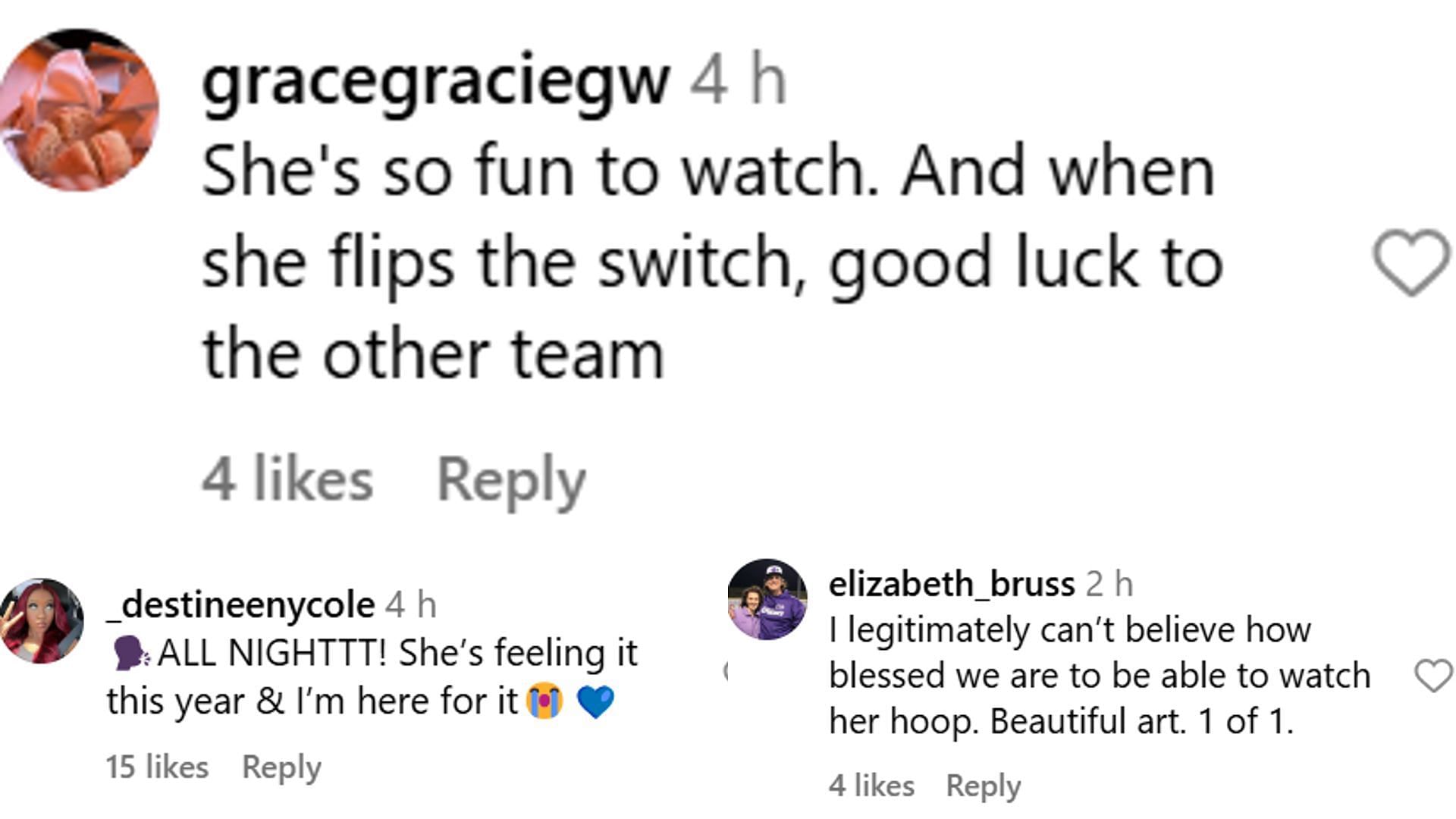 Other UConn fans were amazed by Paige Bueckers' performance against the Tar Heels.