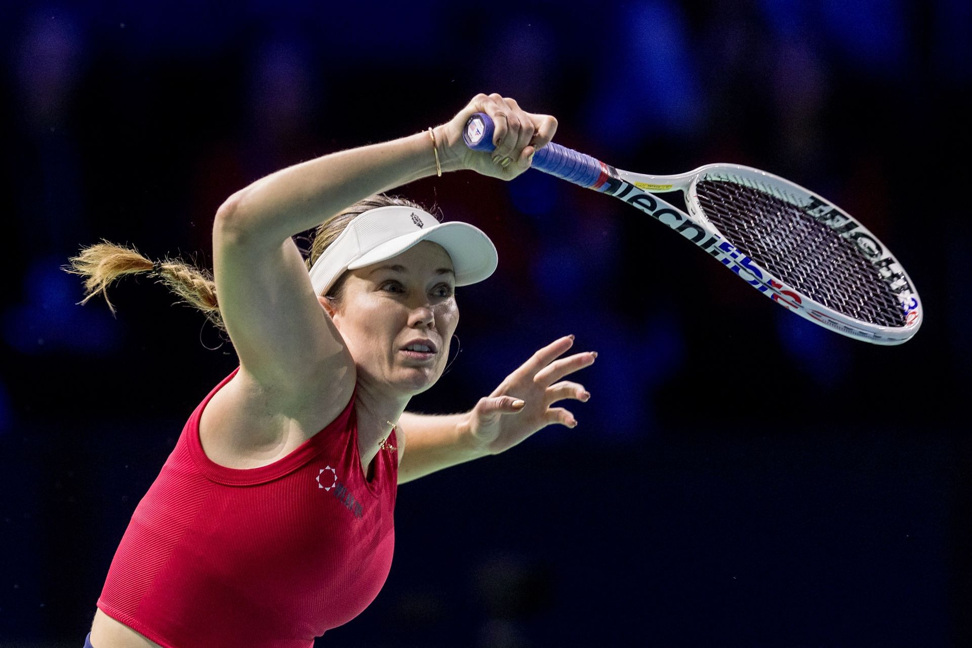 Danielle Collins as part of team USA at the 2024 Billie Jean King Cup Finals. Image: Getty