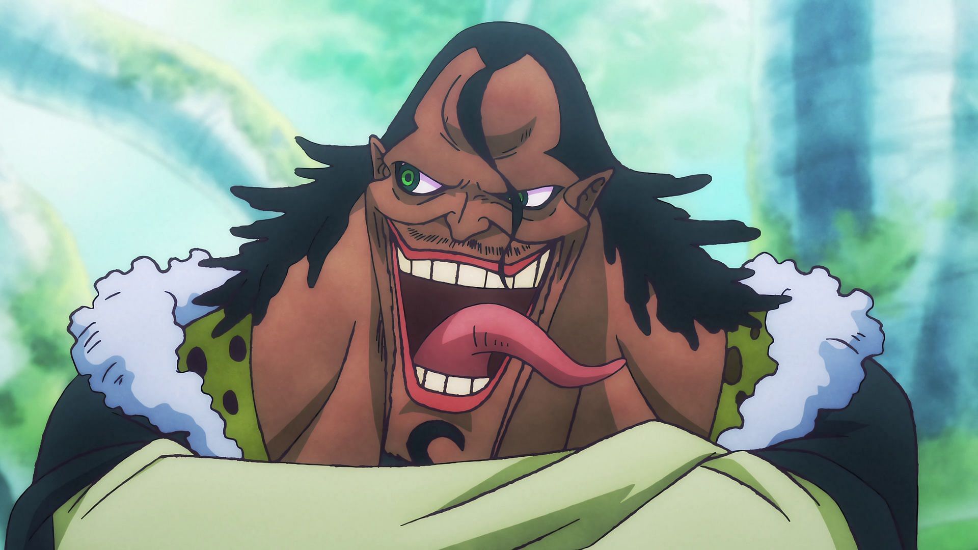 &quot;Wet-Haired&quot; Caribou, the owner of the Swamp-Swamp Fruit (Image via Toei Animation)