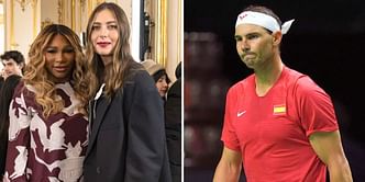 "Only Spice Girls and Rafael Nadal" - Maria Sharapova and Serena Williams turn heads in special Nike 'merch' to honor Spaniard amid Davis Cup farewell