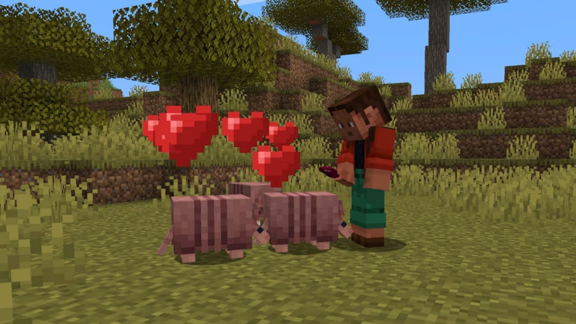 Armored paws introduced a host of cool mobs to Minecraft (Image via Mojang Studios)