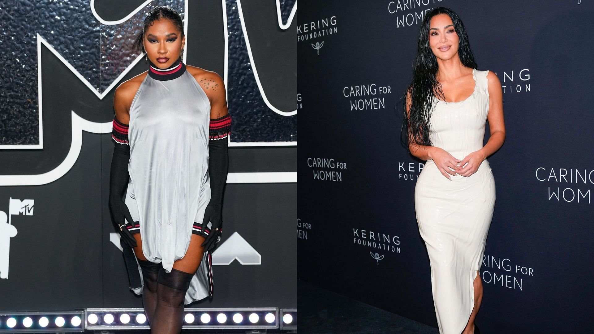 Jordan Chiles expresses gratitude to Kim Kardashian for a special gift (Images via Getty)