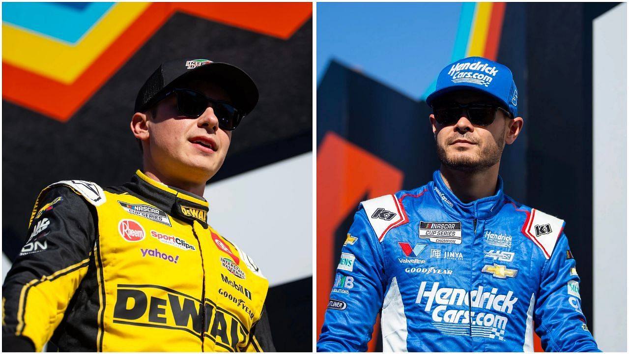 NASCAR Cup Series Drivers Christopher Bell (L) and Kyle Larson (R) [Imagn]