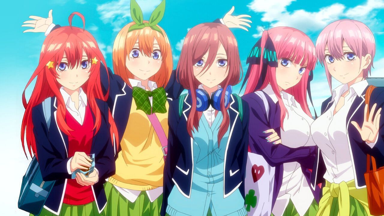 The Quintessential Quintuplets (Image via Tezuka Productions)