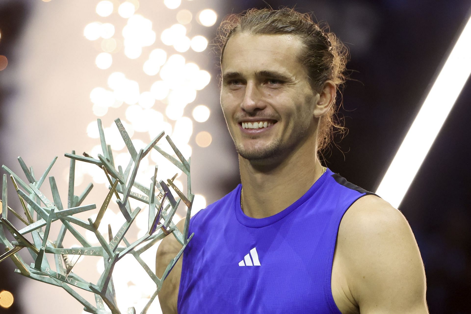 Alexander Zverev pictured at Paris Masters 2024 (Source: Getty)