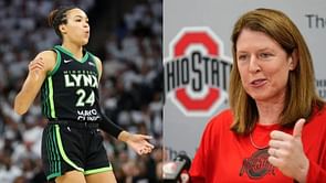 Napheesa Collier joins her husband and teammate Bridget Carleton in celebrating former Liberty coach Katie Smith’s Ohio State hire