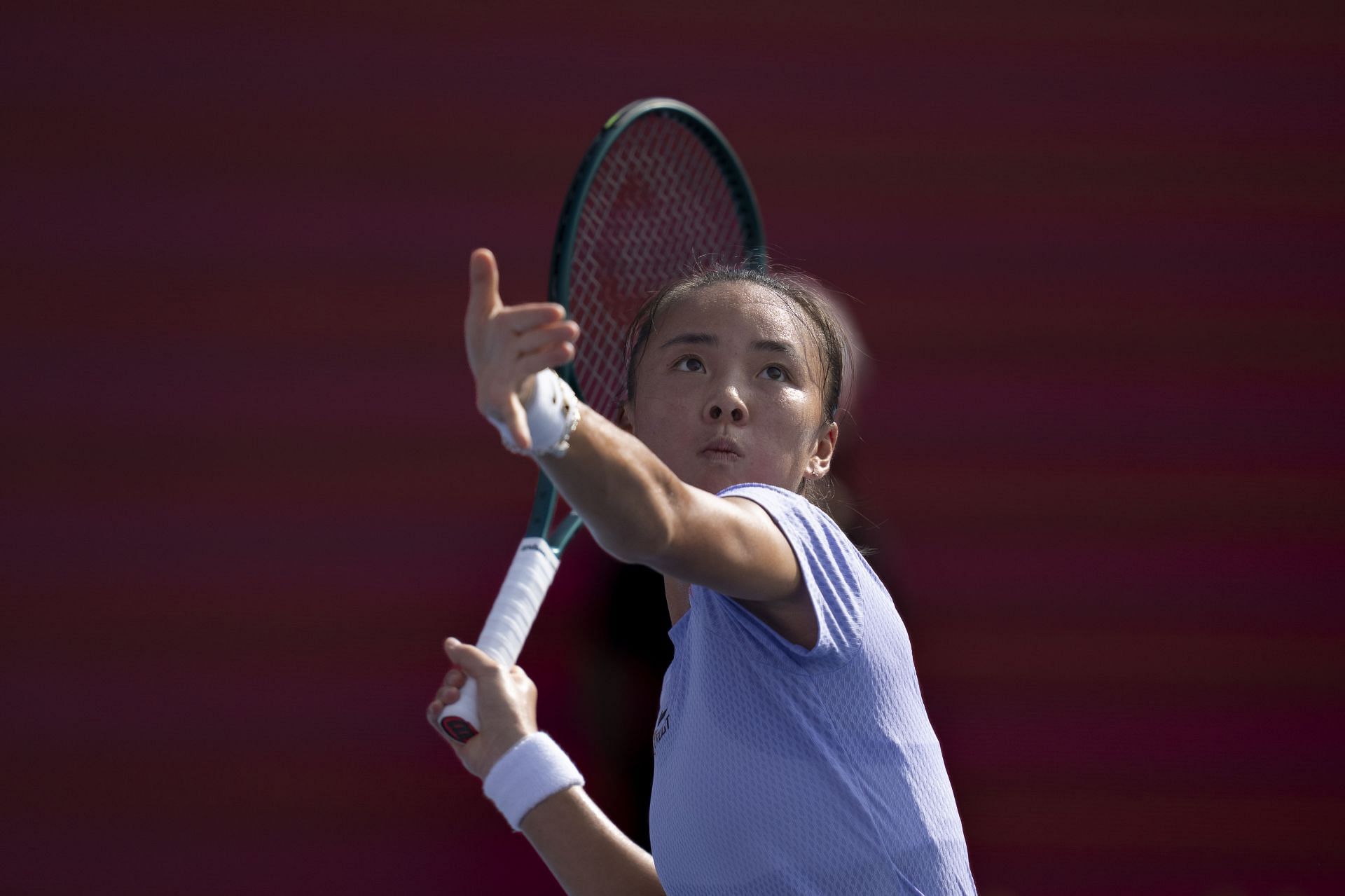 Yuan Yue at the 2024 Hong Kong Tennis Open (Source: Getty)