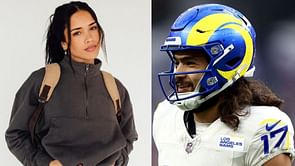 Puka Nacua's girlfriend has apt 2-word reaction to Rams WR's first TD in 2024