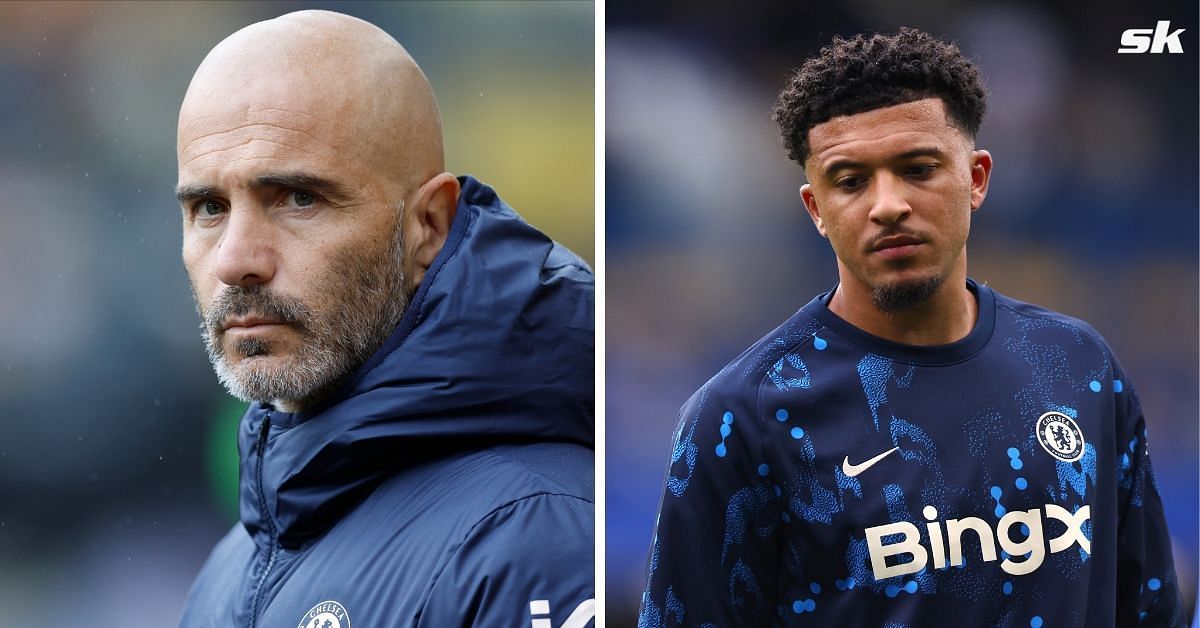 Enzo Maresca (left) &amp; Jadon Sancho (right) - (Image: All images from Getty)