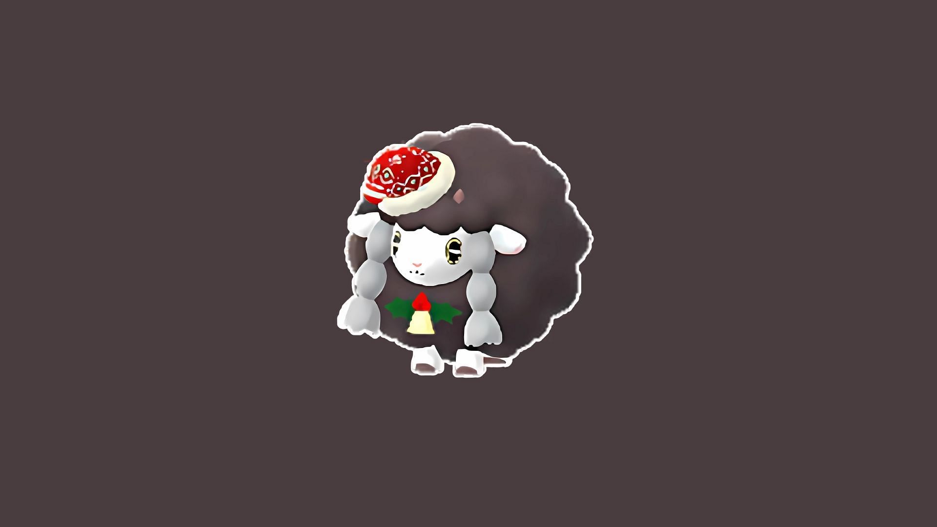 Shiny costumed Wooloo (wearing attire) (Image via The Pokemon Company)