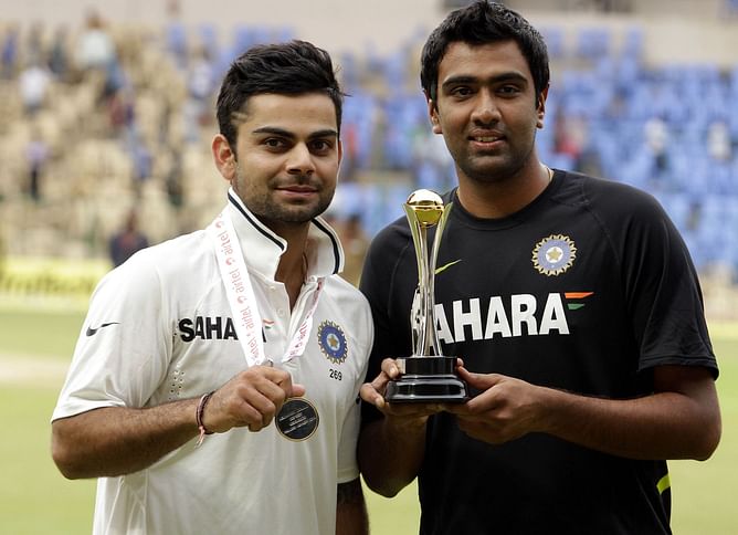 Top 3 R Ashwin-Virat Kohli batting partnerships in Tests