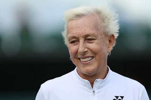 Martina Navratilova at the 2024 Wimbledon Championships (Source: Getty)